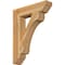 Ekena Millwork Legacy Slat Rough Sawn Bracket, Western Red Cedar, 6"W x 28"D x 36"H BKT06X28X36LEC06RWR - alternate 1